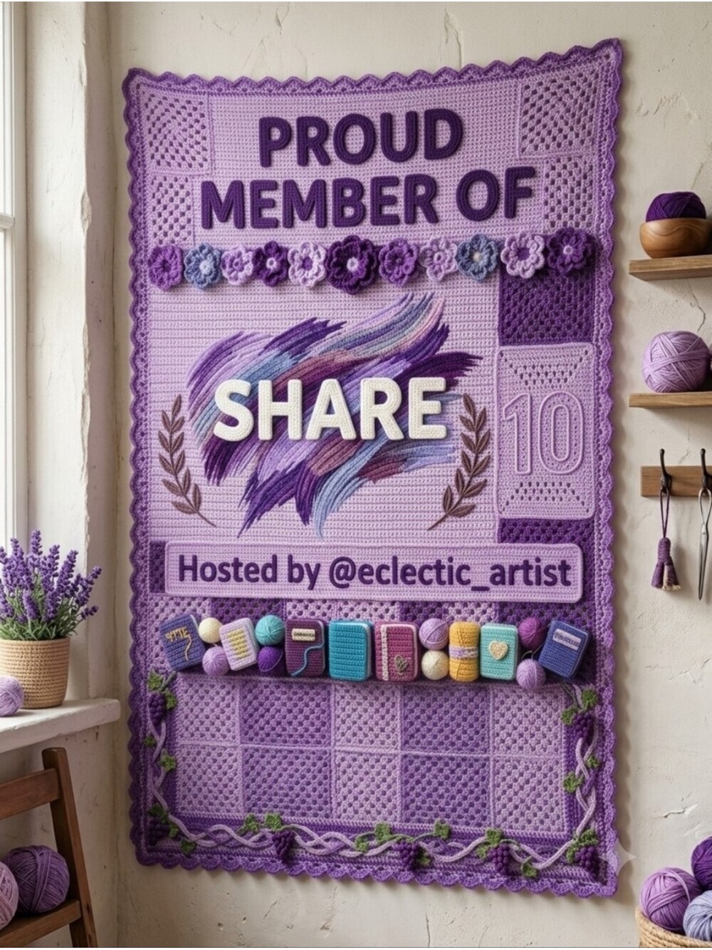 Proud Member of the Share 10 Group hosted by @eclectic_artist